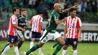 Palmeiras goleó 3-0 a Junior y lo dejó fuera de la Copa Libertadores
