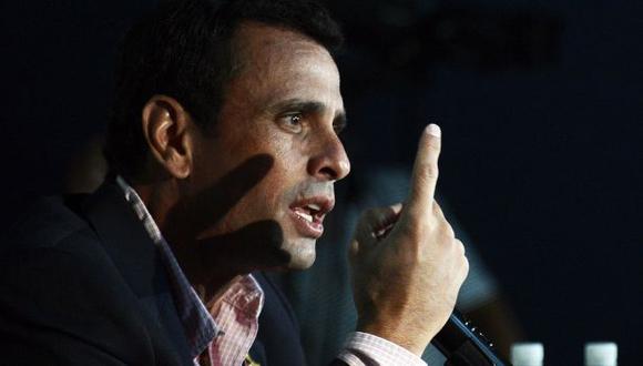 “Venezuela está como después de una catástrofe natural”, asegura Capriles.  (AFP)