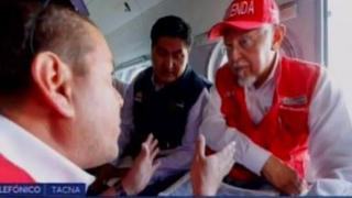 Tacna: Ministro de Vivienda supervisa zona de reubicación de afectados por huaico en Mirave | VIDEO