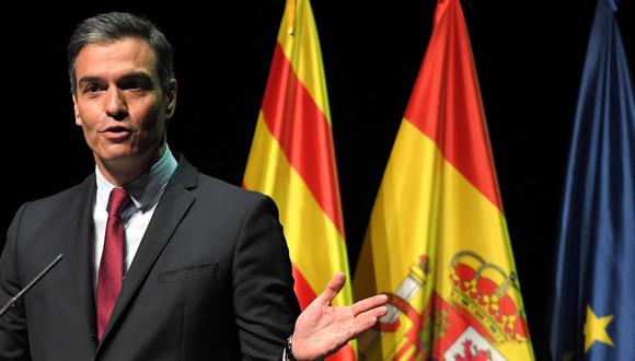 El presidente del Gobierno de España, Pedro Sánchez, anunció los indultos de los independentistas catalanes. (Foto: LLUIS GENE / AFP).