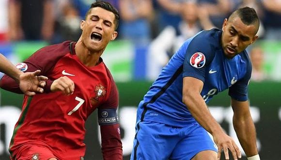 Dimitri Payet se disculpó con Cristiano Ronaldo por provocar su lesión. (AFP)
