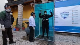 Ayacucho: Docente y alumno diseñan cámaras de desinfección que instalarán en lugares públicos de Huamanga