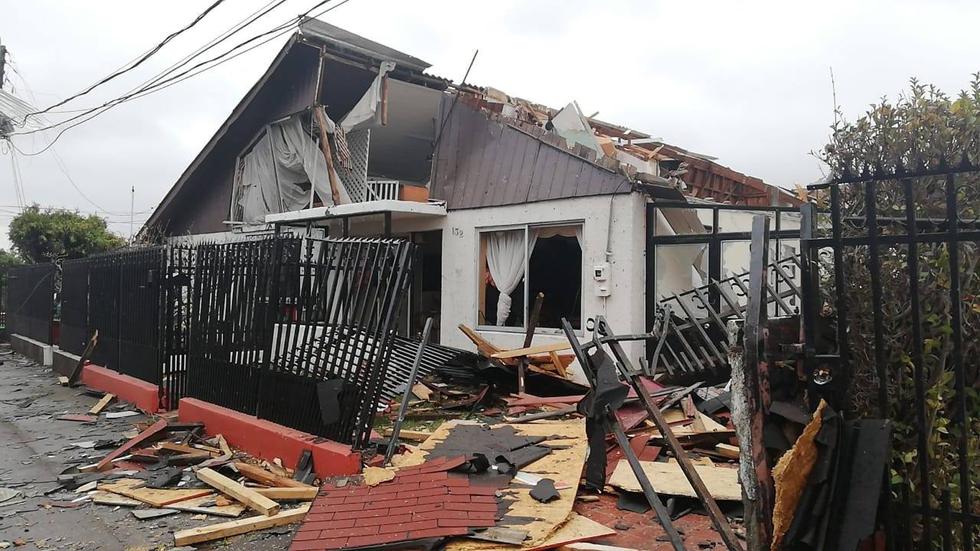 Chile: Una persona fallecida y más de 100 viviendas afectadas por tromba marina en Talcahuano. (Facebook)