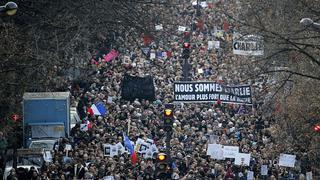 Más de 3,5 millones marcharon en París y en toda Francia contra el terrorismo