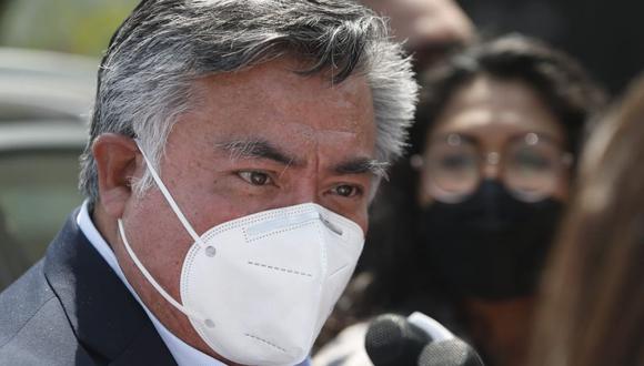 César Nakazaki acudió al penal de Barbadillo para reunirse con el expresidente Alberto Fujimori. (Foto: Jorge Cerdán / GEC)