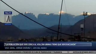 Indeci informó que habitantes que viven cerca al volcán Ubinas serán reubicados | VIDEO