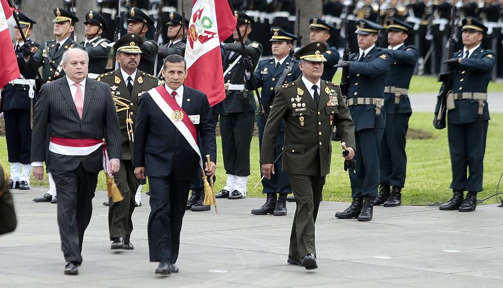 El presidente Ollanta Humala encabezó hoy la ceremonia del 134º Aniversario de la Batalla de Arica y la Renovación del Juramento de Fidelidad a la Bandera. (Nancy Dueñas)