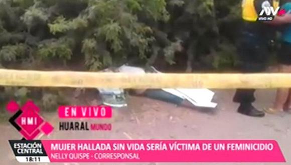 El cuerpo fue hallado por vecino del asentamiento humano San Martín. (Foto: ATV+)