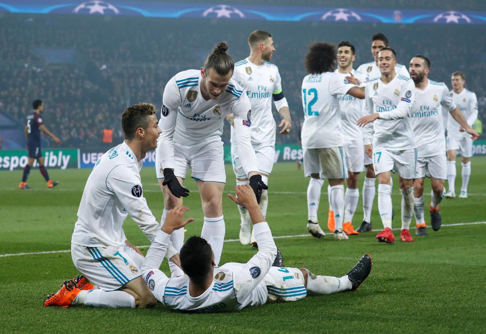 Real Madrid elimina al París Saint-Germain y se encamina a los cuartos de final de la Liga de Campeones, en busca de su tercer título consecutivo en la competición. (REUTERS)