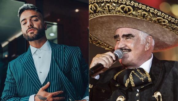 Maluma se despide de Vicente Fernández con emotivo mensaje en redes sociales. (Foto: Instagram)