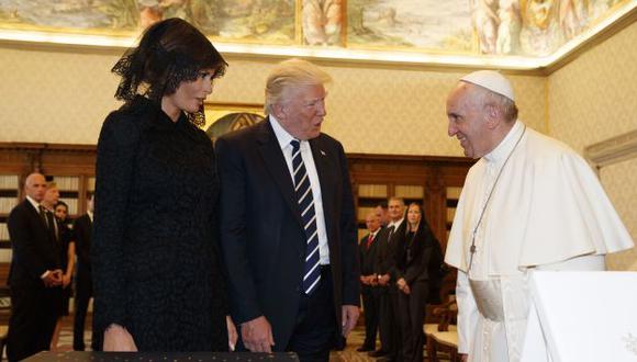 Papa Francisco y Donald Trump sostuvieron un encuentro de media hora (AFP)
