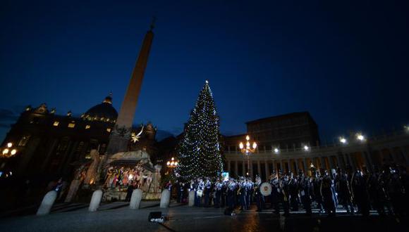 Papa Francisco iniciará con misa del Gallo su primera Navidad en el Vaticano. (AFP)