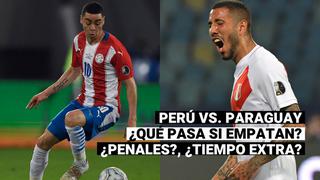 Copa América: ¿Qué pasa si Perú y Paraguay empatan en el tiempo reglamentario?