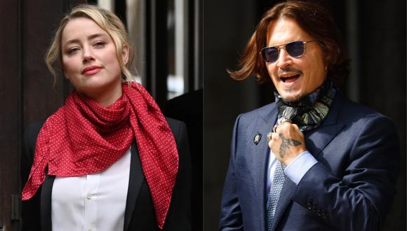 Amber Heard asegura que amó a Johnny Depp y siempre creyó que olvidaría sus adicciones (Foto: AFP/Daniel Leal-Olivas y Tolga Akmen)