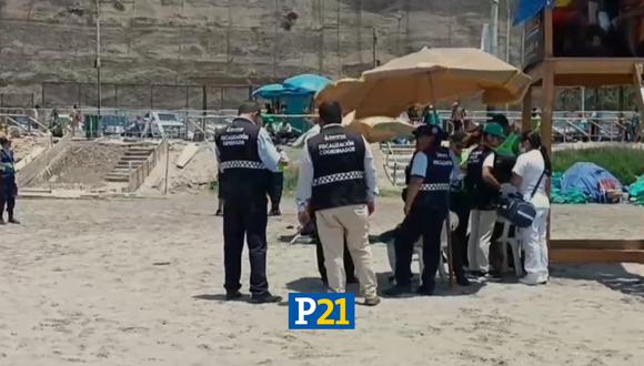 Encuentran cadáver en Barranco. (Foto: Captura RPP Noticias)