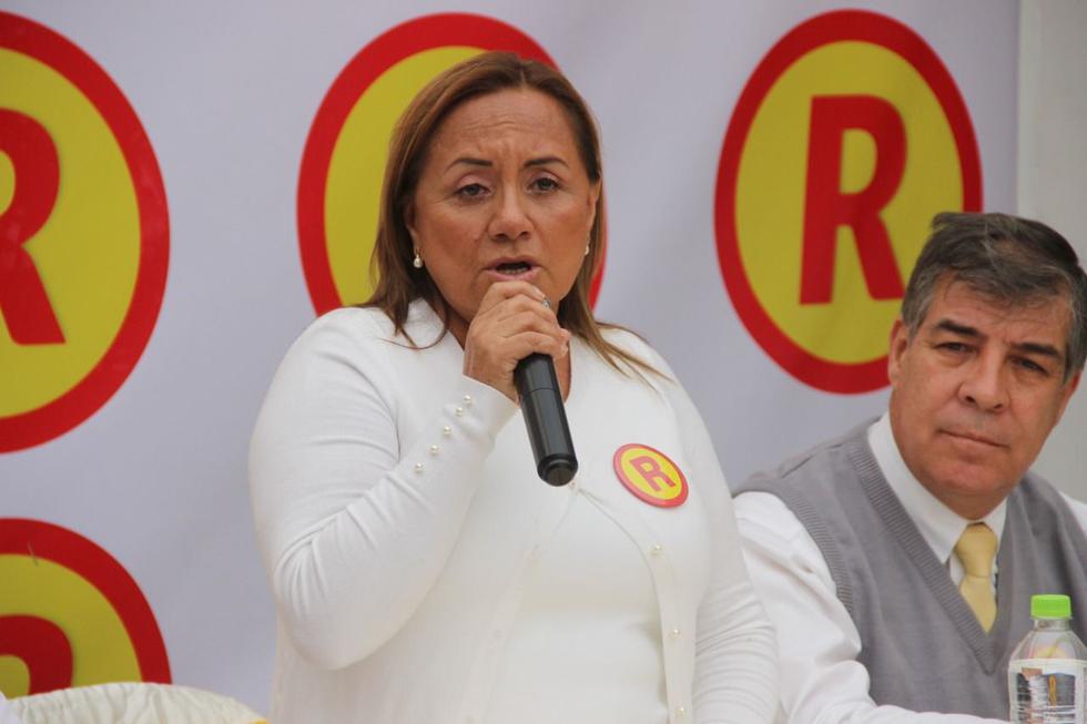 La ex congresista Rosa Núñez postula a la alcaldía de Trujillo por su movimiento Nueva Libertad. (Alan Benites)