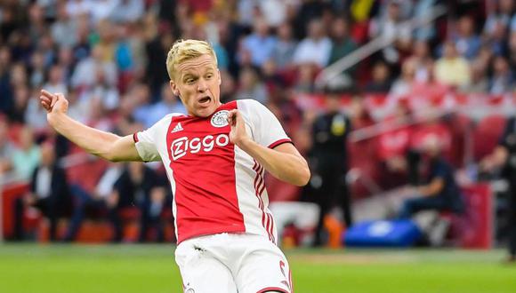 Van de Beek seguirá en el Ajax, según directivo del club holandés. (Foto: EFE)
