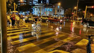 Miraflores: Aniegos de aguas servidas afectaron a transeúntes y vecinos de diversos sectores
