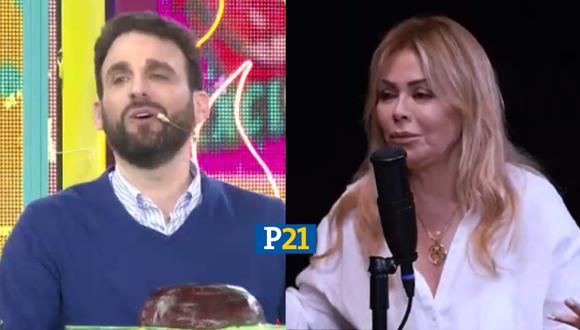 'Peluchín' se burla de Gisela Valcárcel. (Foto: Willax TV)