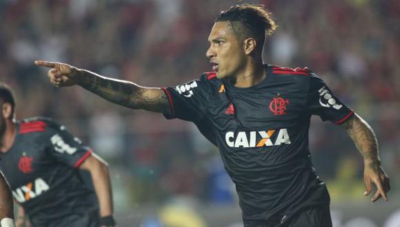 Paolo Guerrero marcó un golazo en la victoria de Flamengo por 2-1 sobre América Mineiro. (FLamengo)