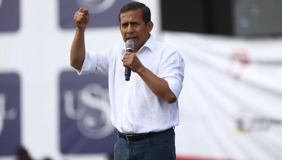 Ollanta Humala asegura que su gobierno no aplicó el “estilo de la política populachera”. (Luis Centurión)