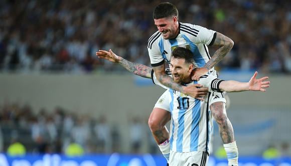 La Selección Argentina logró una victoria en su primer partido como campeona del mundo./ Foto: Twitter de @Argentina