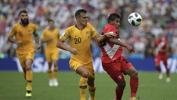 Perú y Australia por la repesca del Mundial de Qatar 2022. (Foto: AFP)