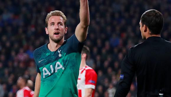 PSV vs. Tottenham: Harry Kane marcó su séptimo gol en siete partidos como visitante en Champions League. (Foto: Reuters / Video: Fox Sports)