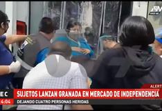Explosión de granada de guerra en mercado El Ermitaño provoca cuatro heridos