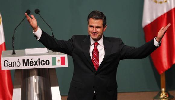 Enrique Peña Nieto logró más de 3 millones de votos que el izquierdista López Obrador. (Reuters)