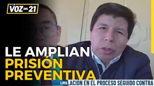 Andy Carrión sobre Pedro Castillo: “Ampliación de prisión preventiva servirá para que PJ sentencie”