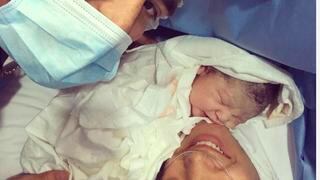 Nació la bebé de Melissa Paredes y el 'Gato' Cuba