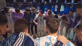 La espectacular arenga de Lionel Messi en la Copa América que no se vio [VIDEO]