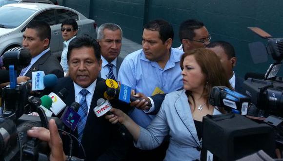 Carlos Ramos Heredia acudió esta mañana al Congreso. (Patricia Quispe)