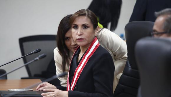 La fiscal de la Nación, Patricia Benavides, se presentó en el Congres de la República. (Foto:  jorge.cerdan/@photo.gec)
