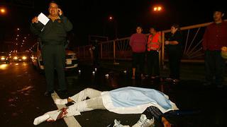 Lima: Casi la mitad de atropellos ocurren por no usar el puente peatonal