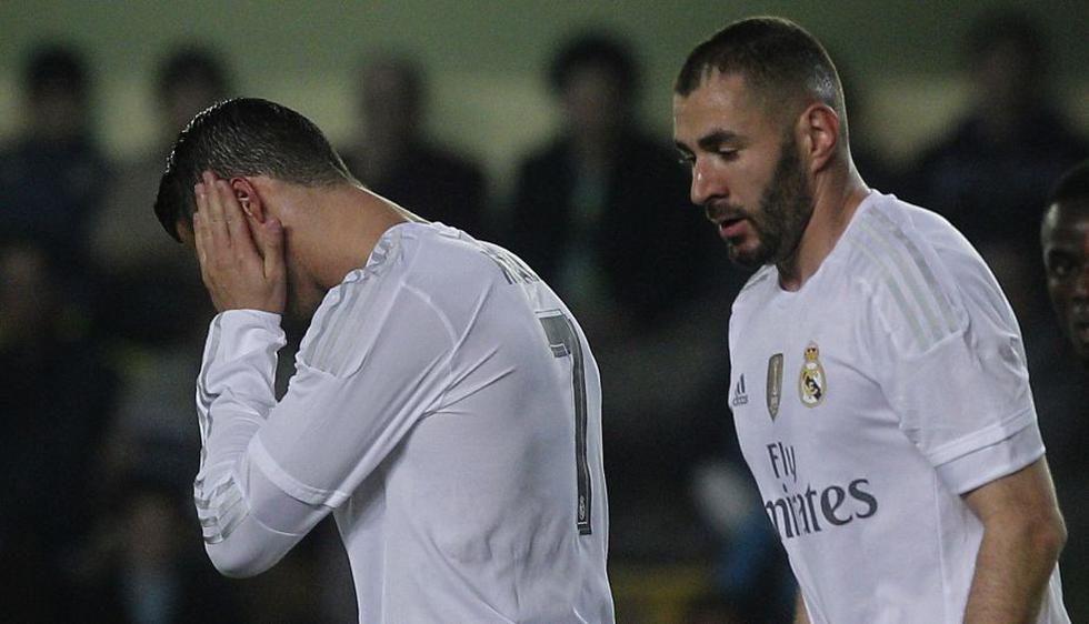 Real Madrid perdió 0-1 ante Villarreal y desperdicia la ocasión de acercarse al Barcelona. (AFP)