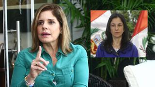 Mercedes Aráoz descartó presión política por retorno de Nadine Heredia al país