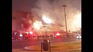 Cámaras de Seguridad de supermercado Vivanda en Surco revelan que incendio habría sido provocado  