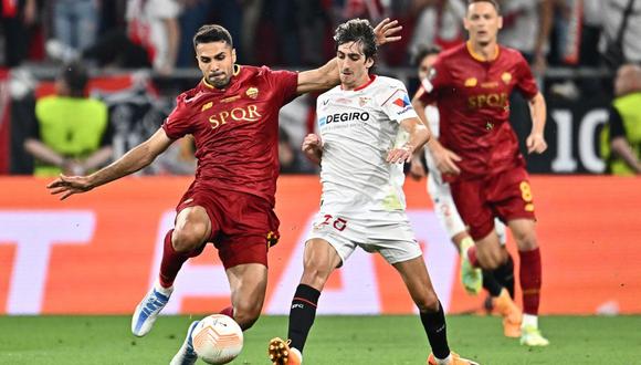 Sevilla 1-1 Roma por la final de la Europa League (Foto: AFP).