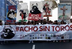 Así fue la protesta en la Plaza de Acho contra corrida de toros [VIDEO]