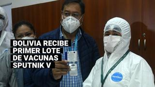 Bolivia recibió el primer lote de 20 mil vacunas rusas Sputnik V