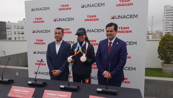 Orgullo nacional: Kimberly García, bicampeona del mundo en marcha atlética. (Foto: Junior Zagaceta)