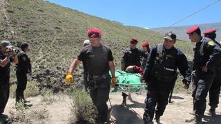 Huancavelica: Mueren cuatro al caer ambulancia a abismo