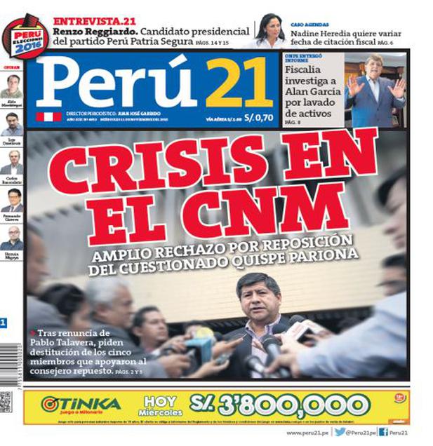 Crisis en el CNM - 2015-11-11