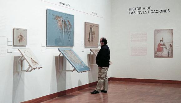 Exposición khipus en el museo de arte de lima, MALI