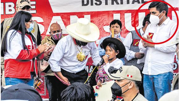 Flores Ramírez fue secretario general del Movimiento Etnocacerista de Ayacucho entre 2014 y 2015; y actualmente es secretario general por la misma región de Perú Libre. (Foto: Difusión)