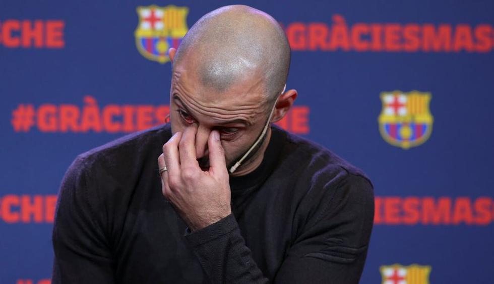 Javier Mascherano cumplió siete temporadas y media en el Barcelona. (Reuters)
