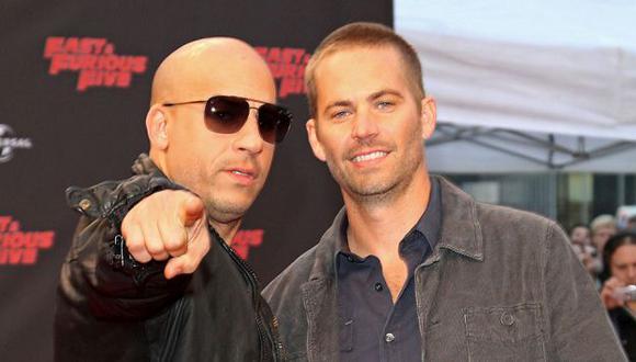 Vin Diesel: &quot;Paul Walker prometió ocho cintas de Rápidos y Furiosos&quot;. (Créditos: AFP)