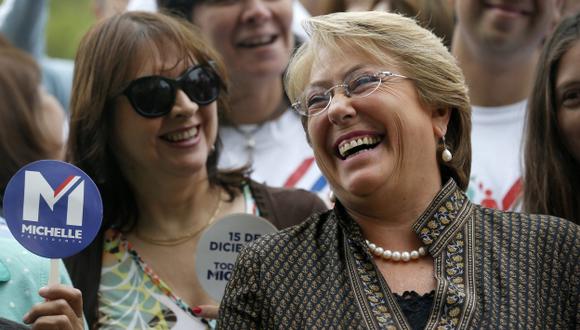 SE LA LLEVA FÁCIL. Bachelet será la próxima presidenta de Chile. (EFE)